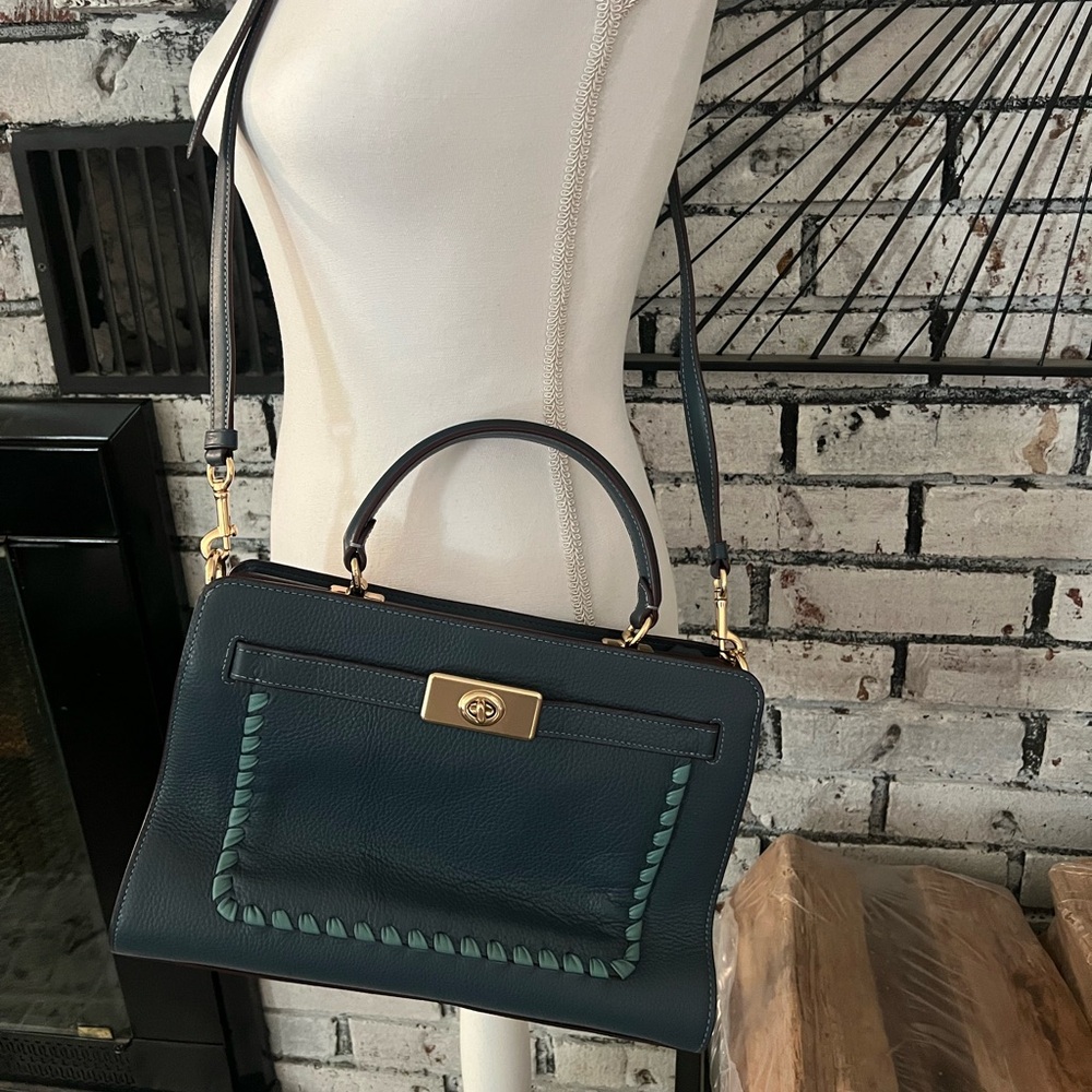 Coach Lane Tote with Gold Accents